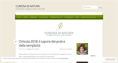 Desktop Screenshot of curiosadinatura.com